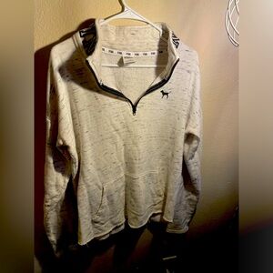 Women’s Pink Long Sleeve Pullover Sweatshirt- Large